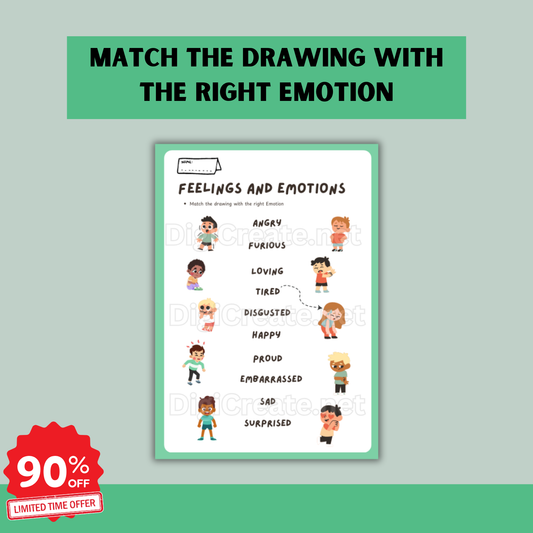 emotion activity drawing kids