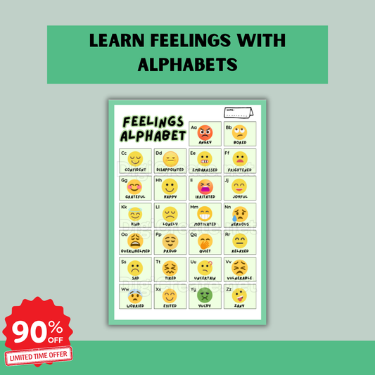 feelings emotions alphabets