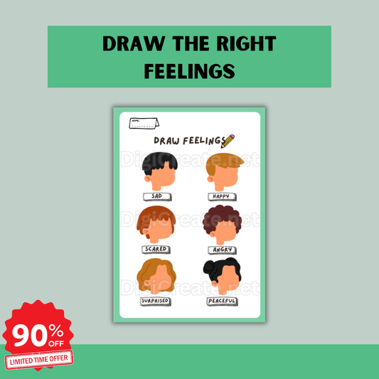 draw feelings emotions kids